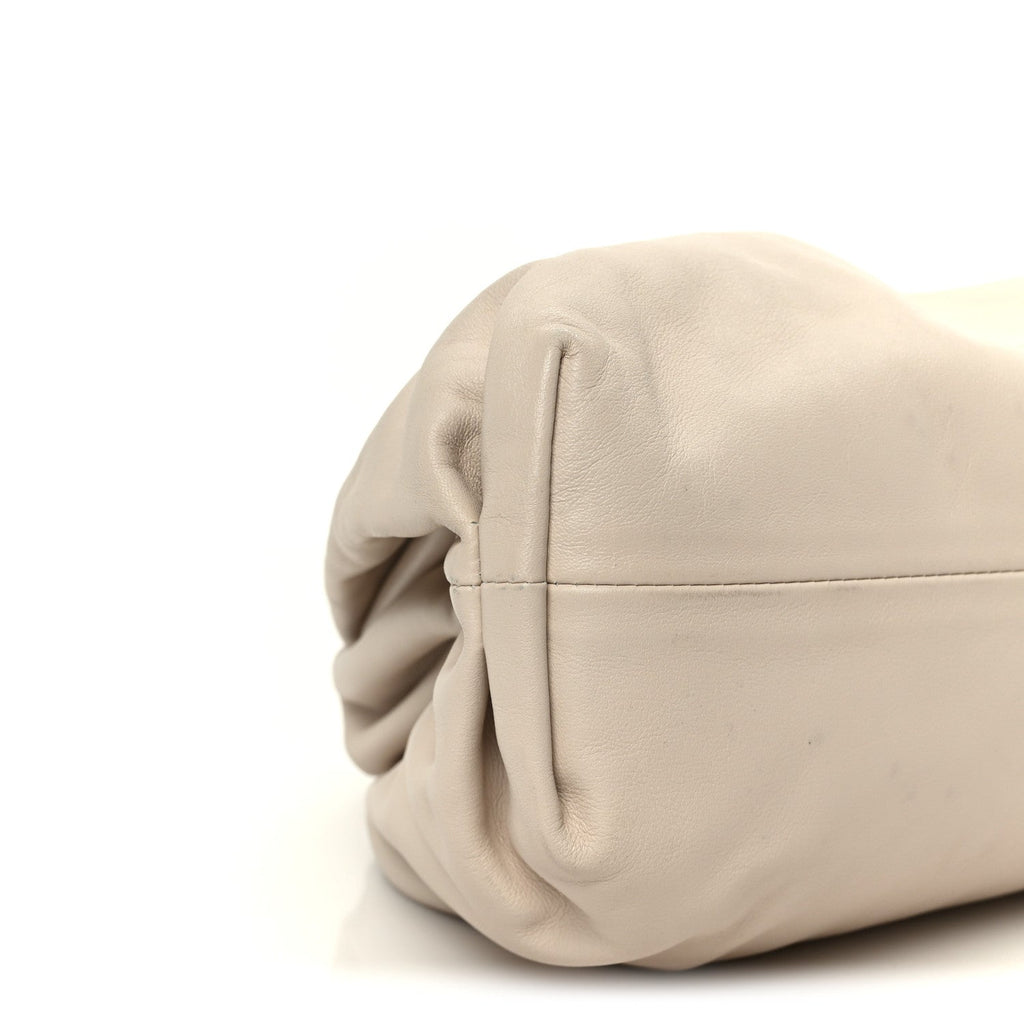 Smooth Butter Calf The Pouch Oversized Clutch Mist