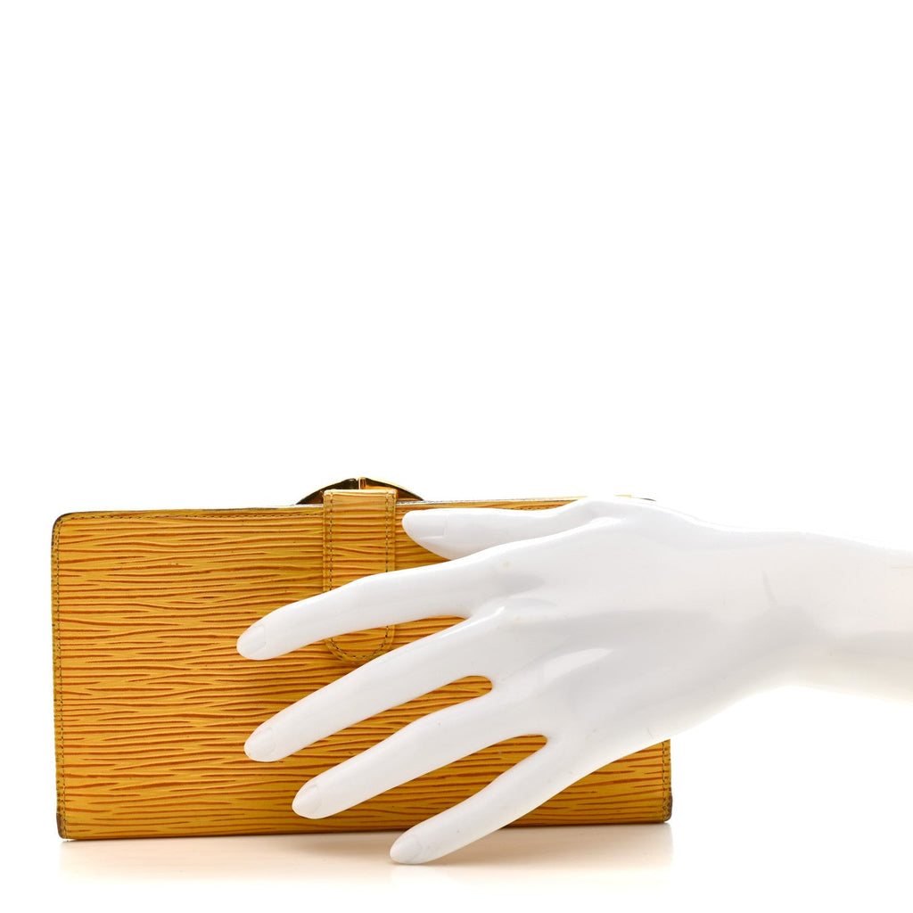 Epi Continental French Purse Wallet Tassil