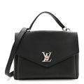 Soft Calfskin My Lockme Top Handle Black