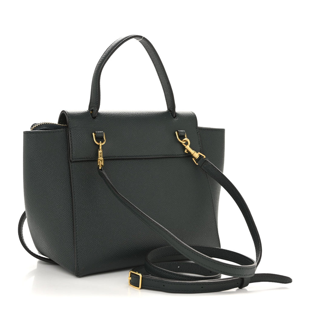 Grained Calfskin Nano Belt Bag Amazone