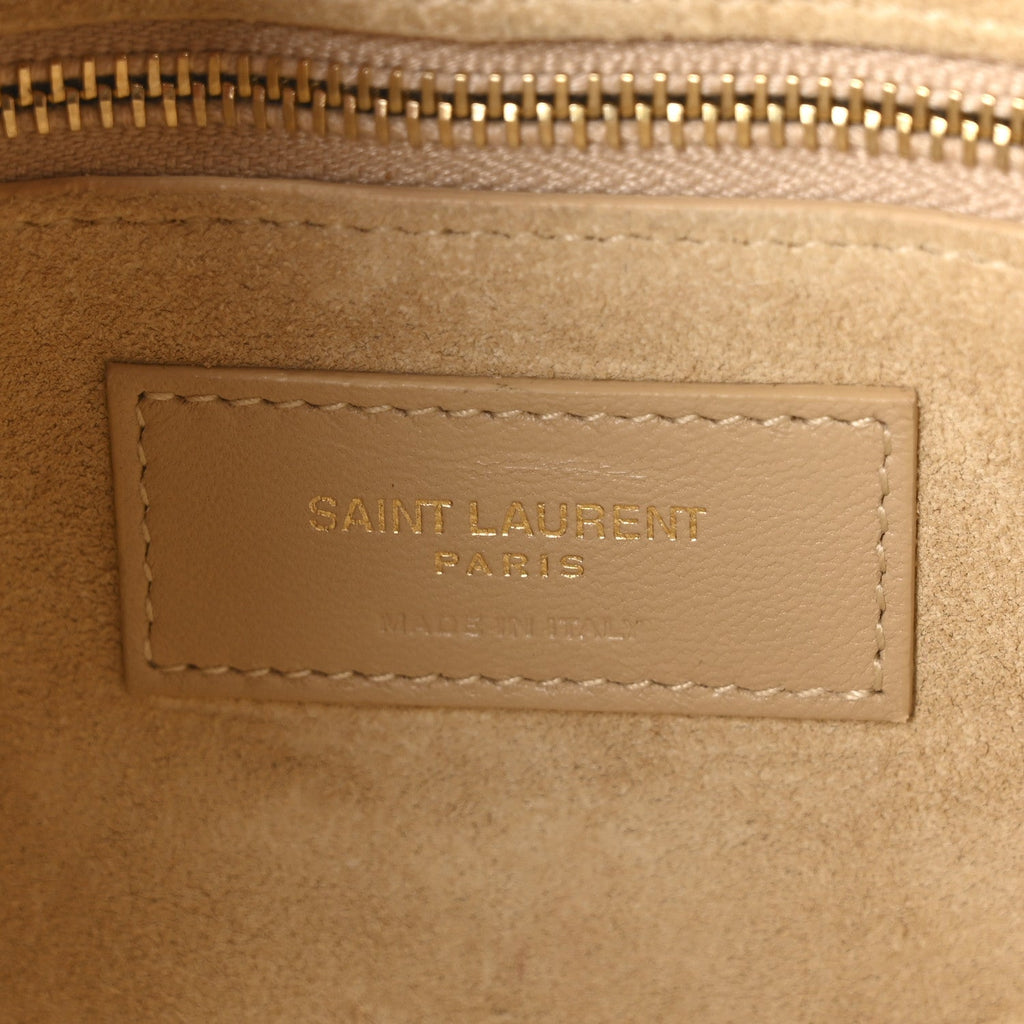 Smooth Calfskin Le 5 A 7 Hobo Dark Beige