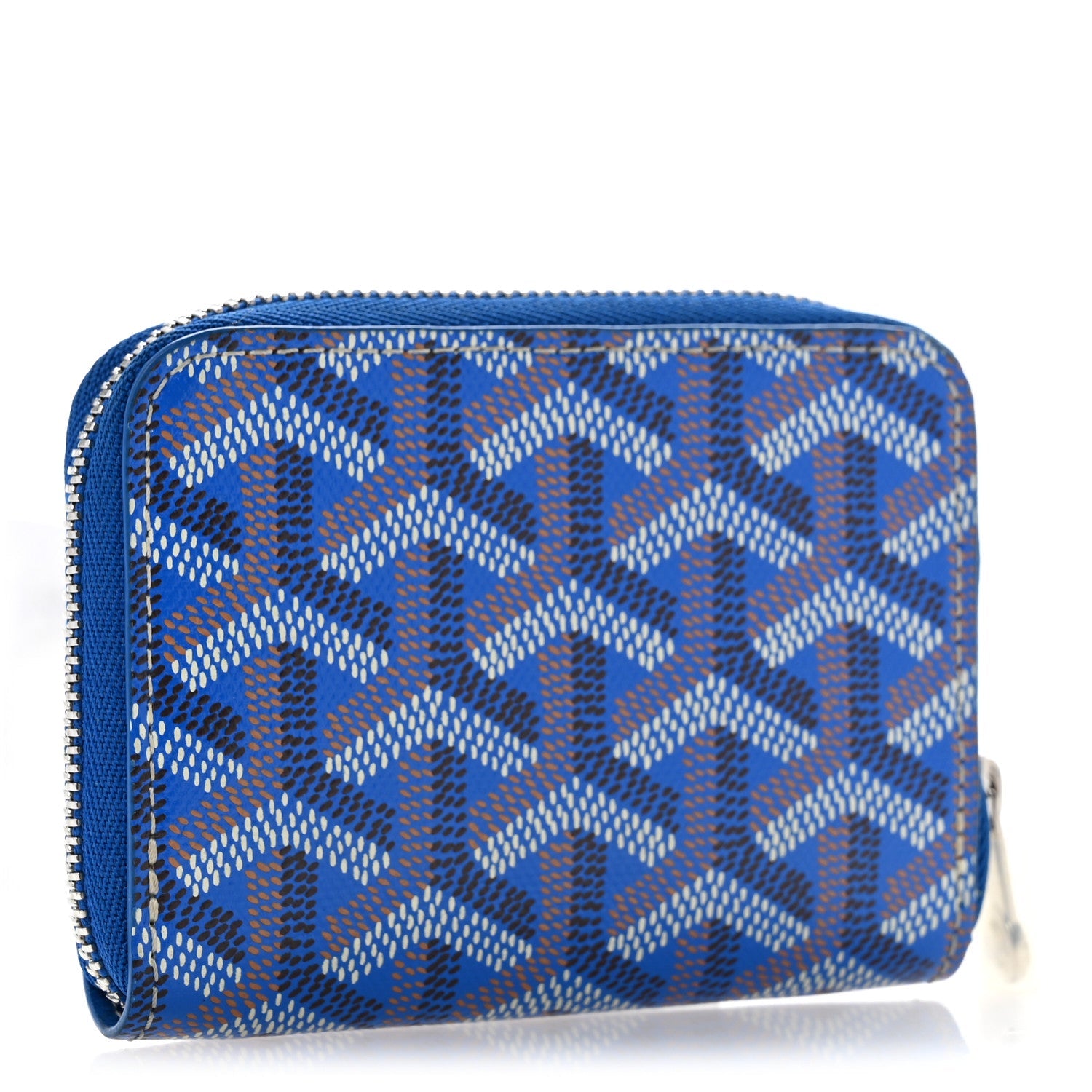 Goyardine Matignon PM Wallet Blue