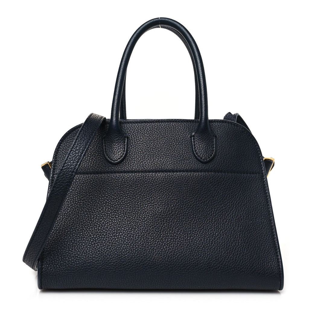 Grained Calfskin Soft Margaux 10 Navy