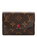 Monogram Rosalie Coin Purse Fuchsia