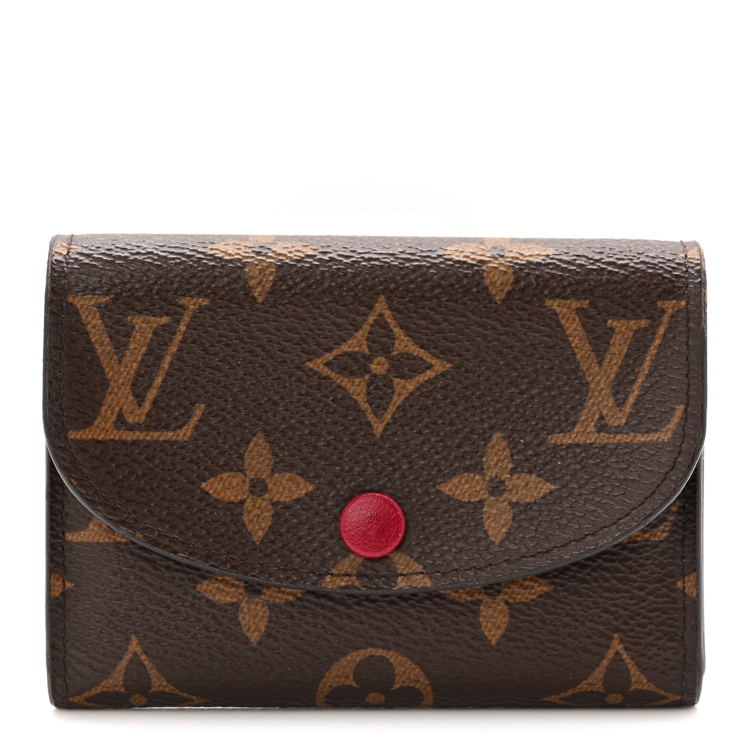 Monogram Rosalie Coin Purse Fuchsia