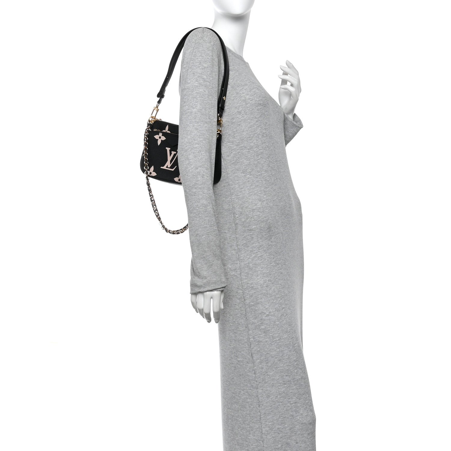 Empreinte Monogram Giant Multi Pochette Accessories Black Beige