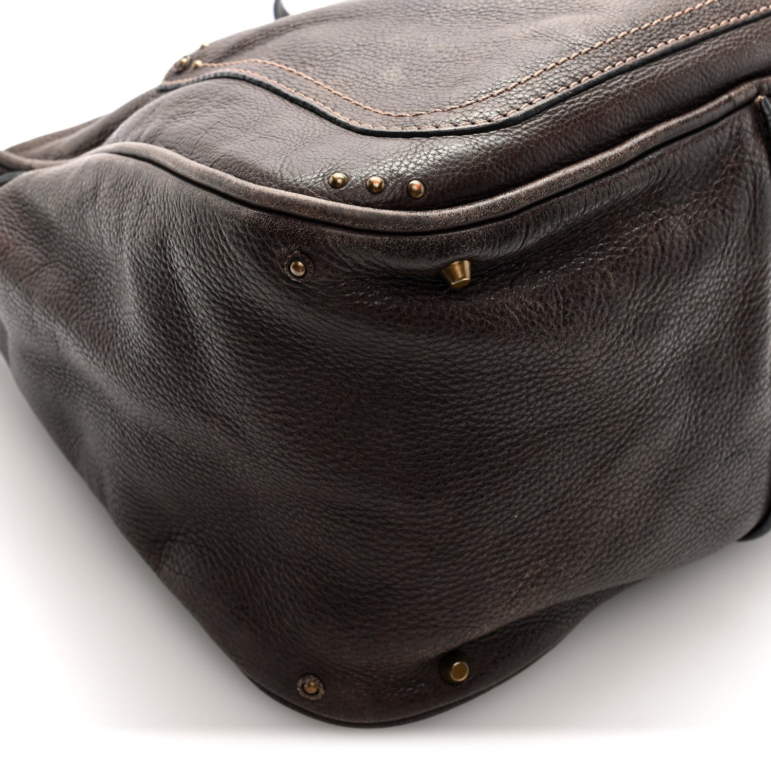 Calfskin Paddington Hobo Brown