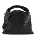 Calfskin Intrecciato Mini Hop Black