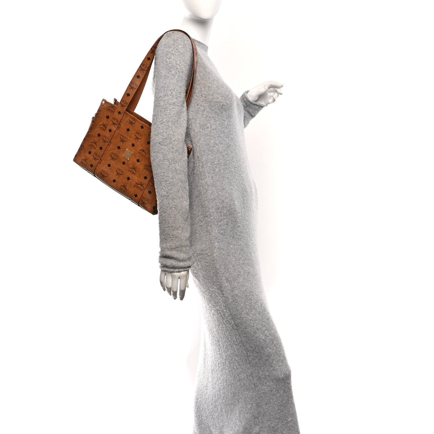 Visetos Aren Small School Bag Tote Cognac
