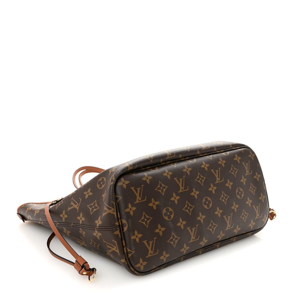 Monogram Calfskin Neo Neverfull Inside Out MM Tan