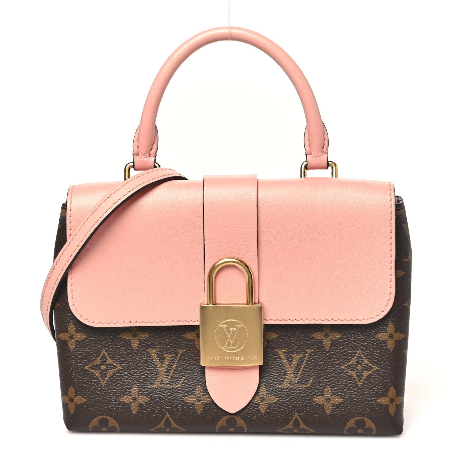 Monogram Locky BB Rose Poudre