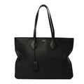 Grained Calfskin Medium Star Tote Black