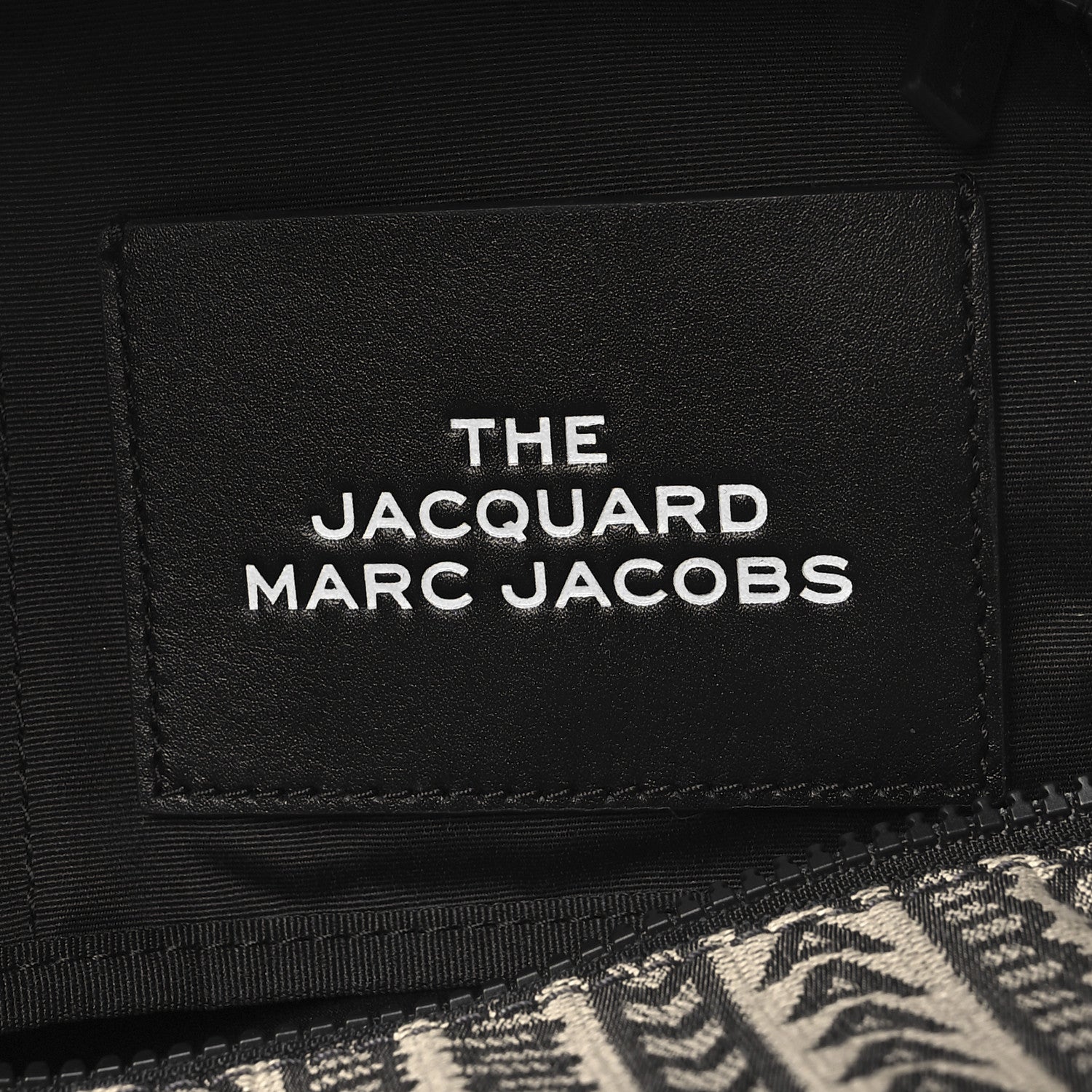 Cotton Jacquard Monogram Medium The Traveler Tote Bag Beige Multicolor