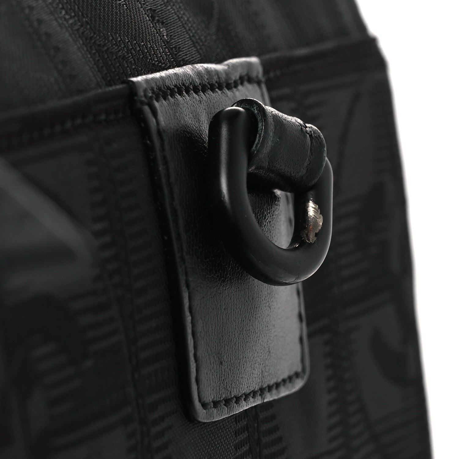 Nylon Travel Shoulder Bag Black