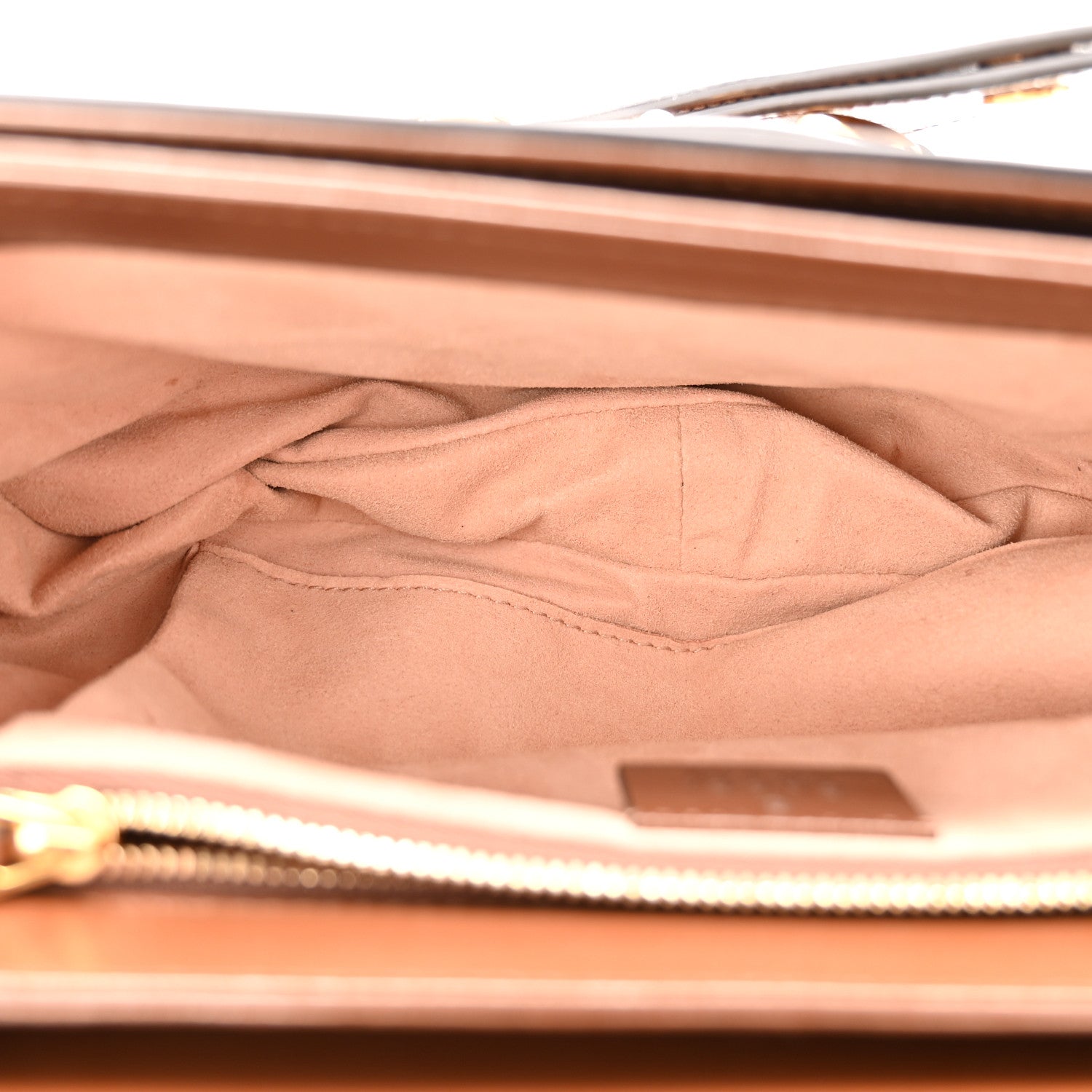 GG Supreme Monogram Horsebit 1955 Shoulder Bag Beige Brown Sugar