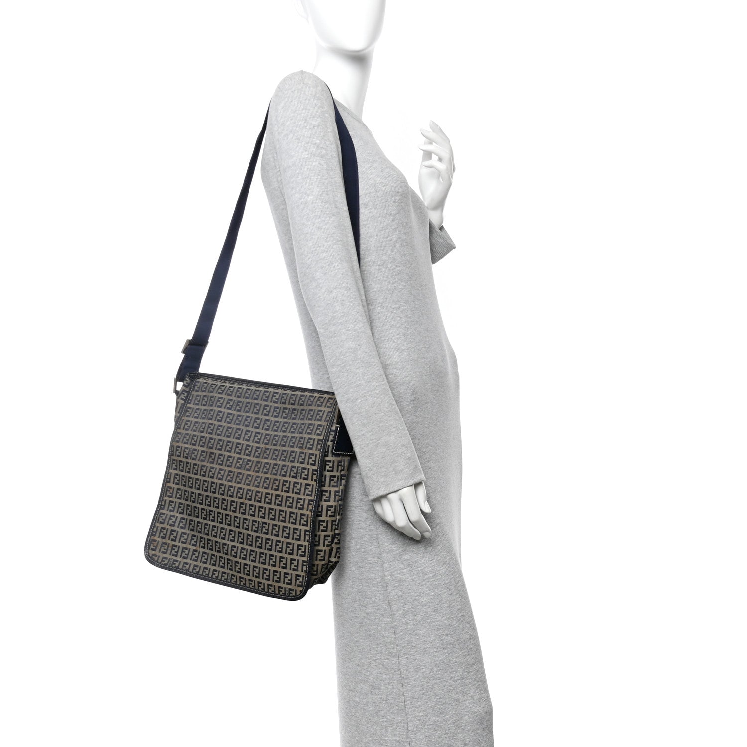Zucchino Crossbody Messenger Bag Navy