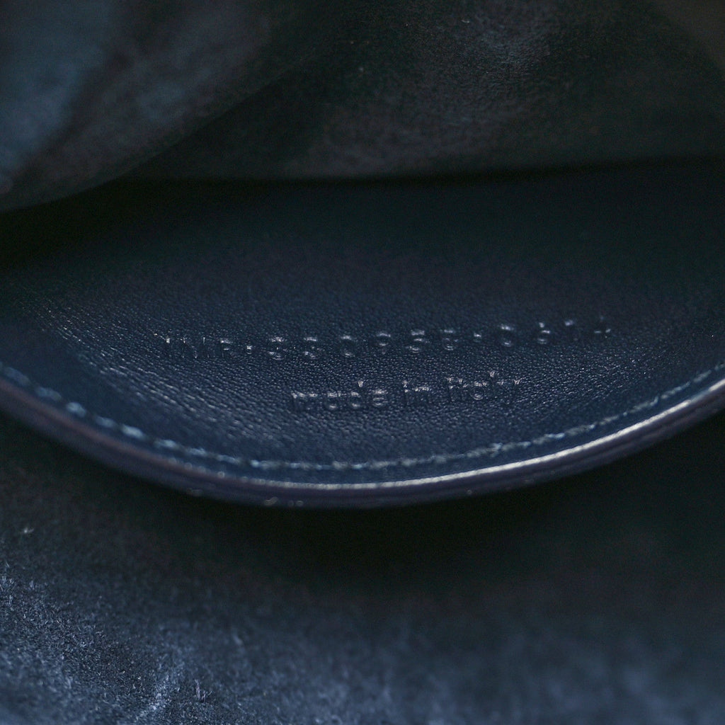 Calfskin Classic Baby Duffle Navy Blue