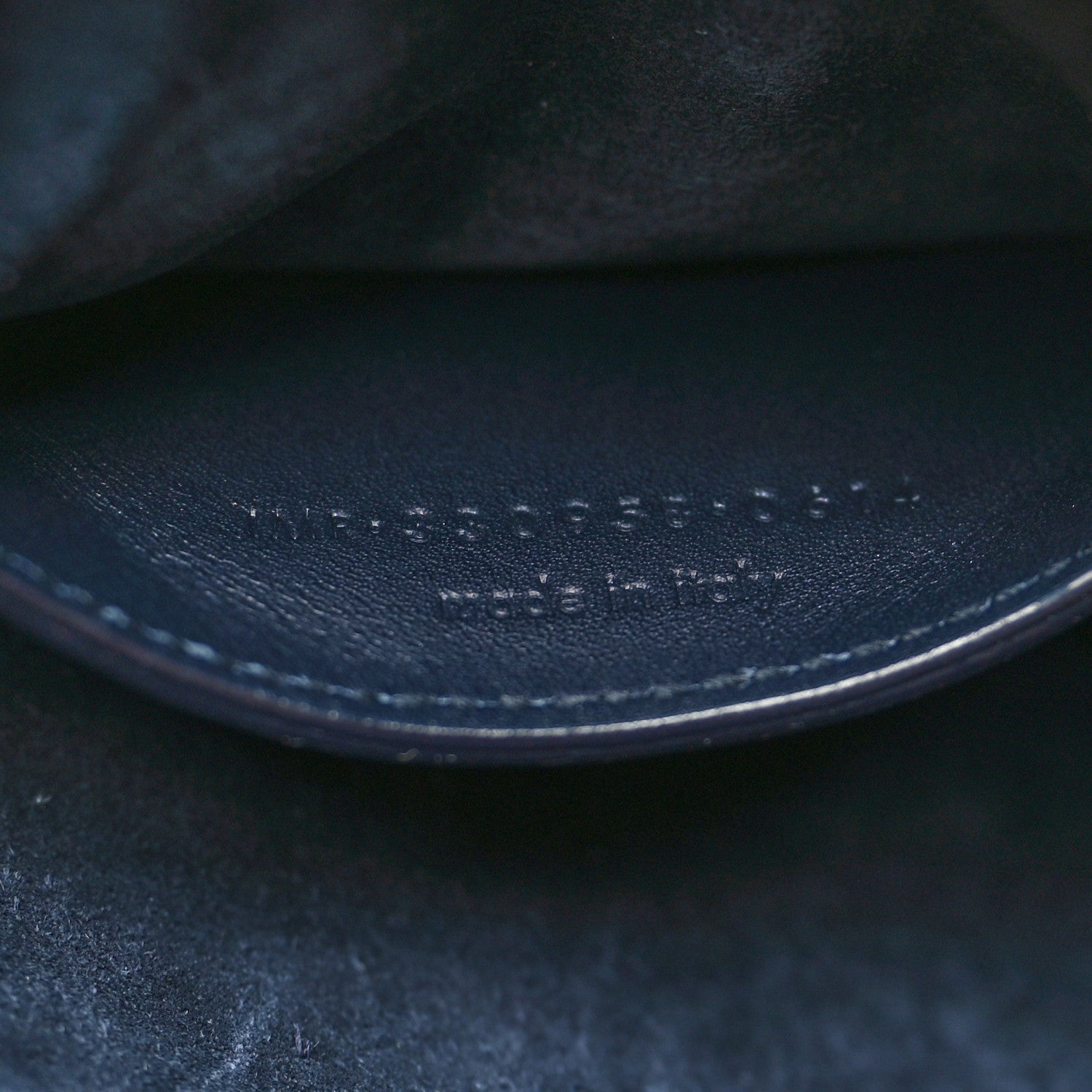 Calfskin Classic Baby Duffle Navy Blue