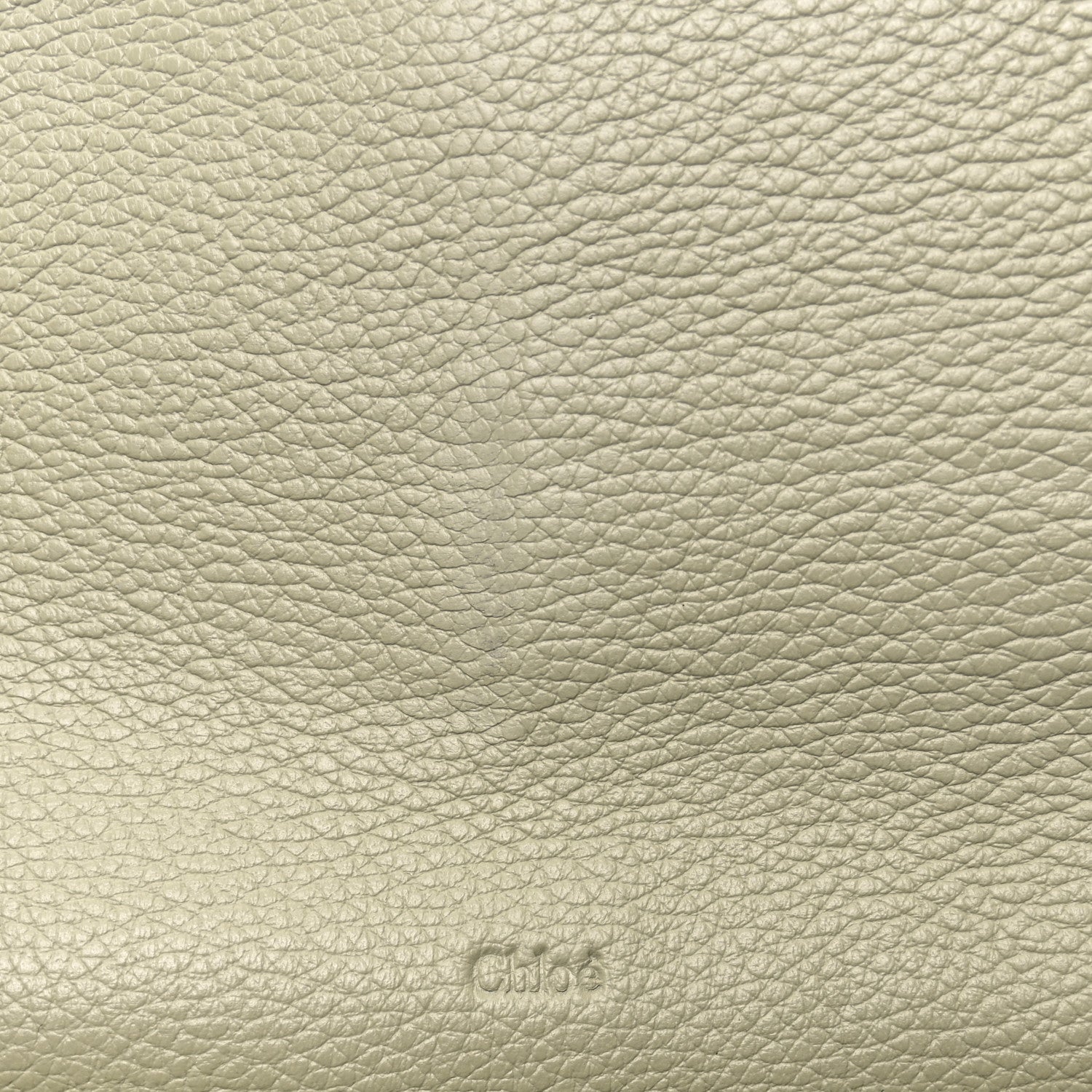 Calfskin Alphabet Long Wallet Sage