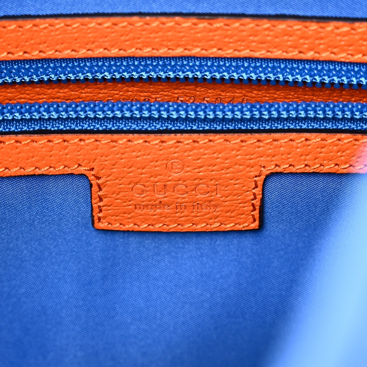 Jersey GG Monogram All Over Pan Sport Double Buckle Backpack  Blue Multicolor