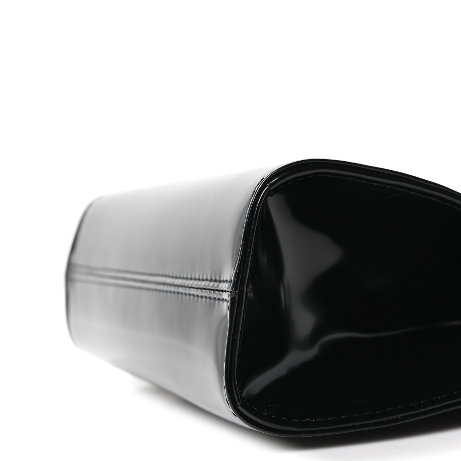 Brushed Calfskin Mini Wanda Top Handle Bag Black