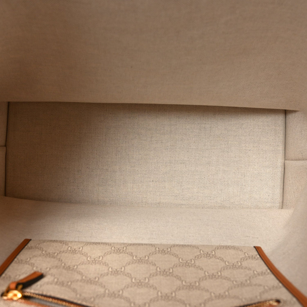 Lauretos Nappa Medium Himmel Shopper Tote Oatmeal