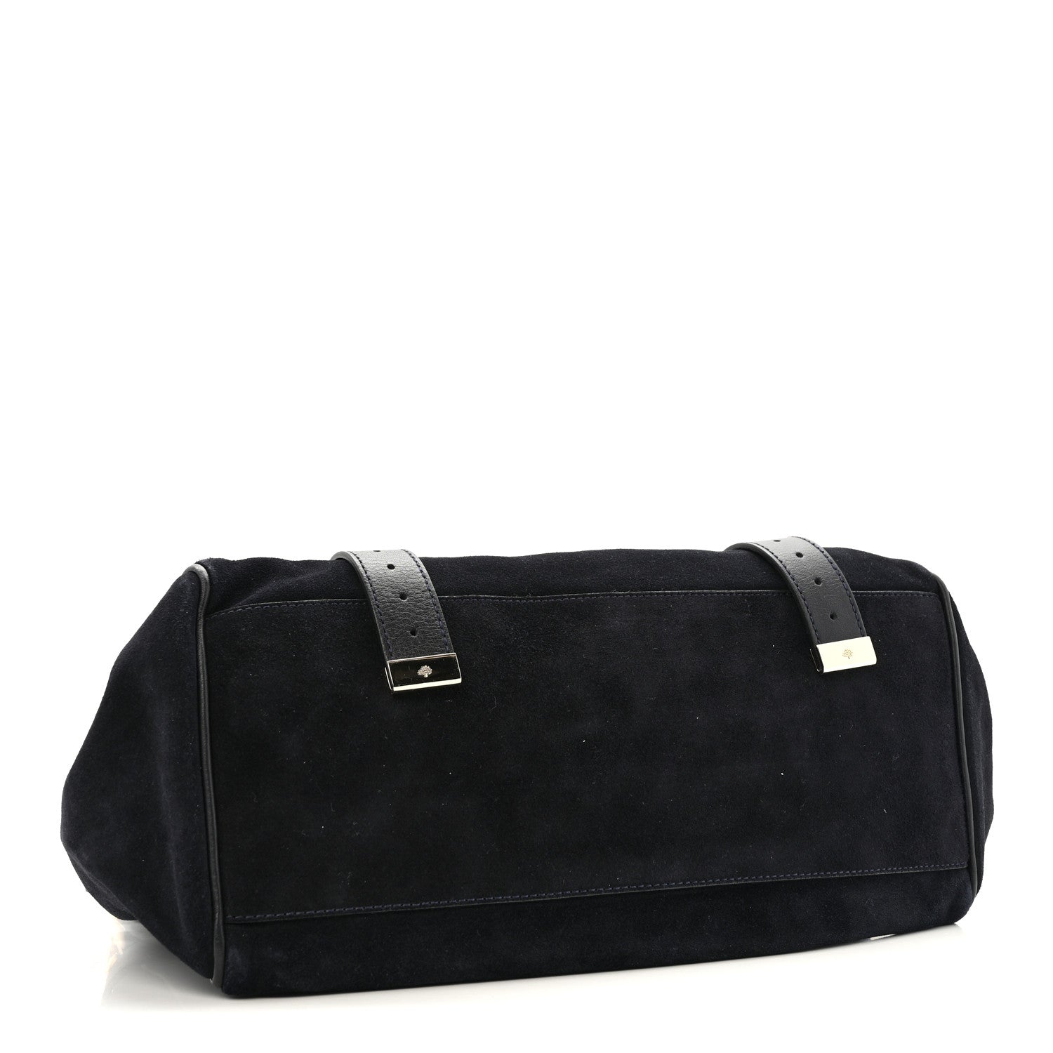 Heavy Suede Alexa Tassel Satchel Ink Blue