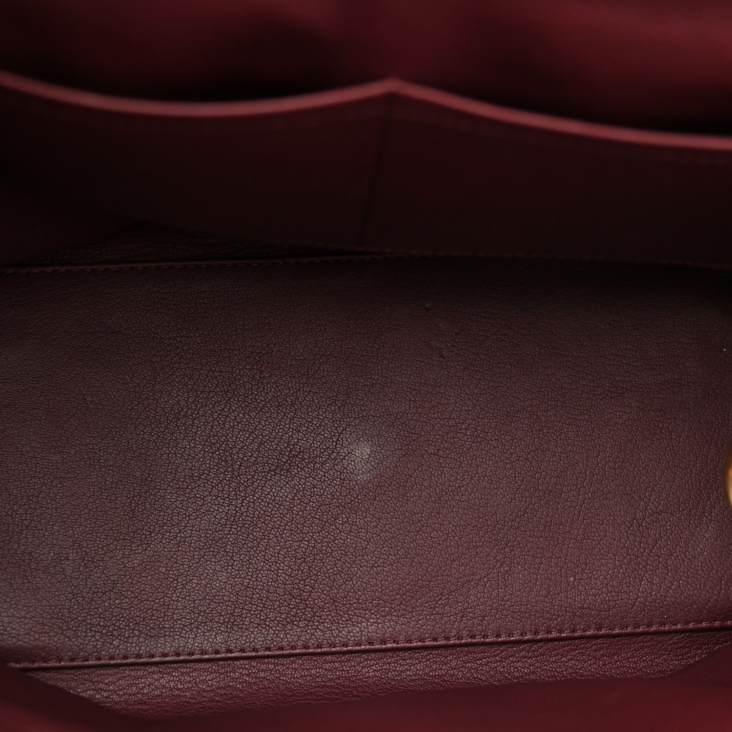 Ostrich Lizard Majestueux Tote MM Bordeaux