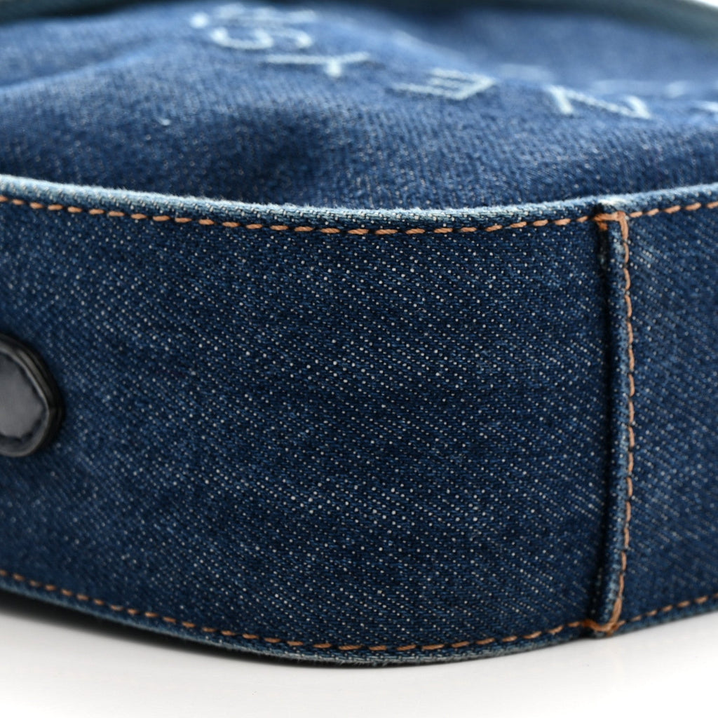 Eco Alter Denim Logo Small Camera Bag Orion Blue