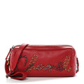 Calfskin Chain 20s Signature Bowling Bag Red
