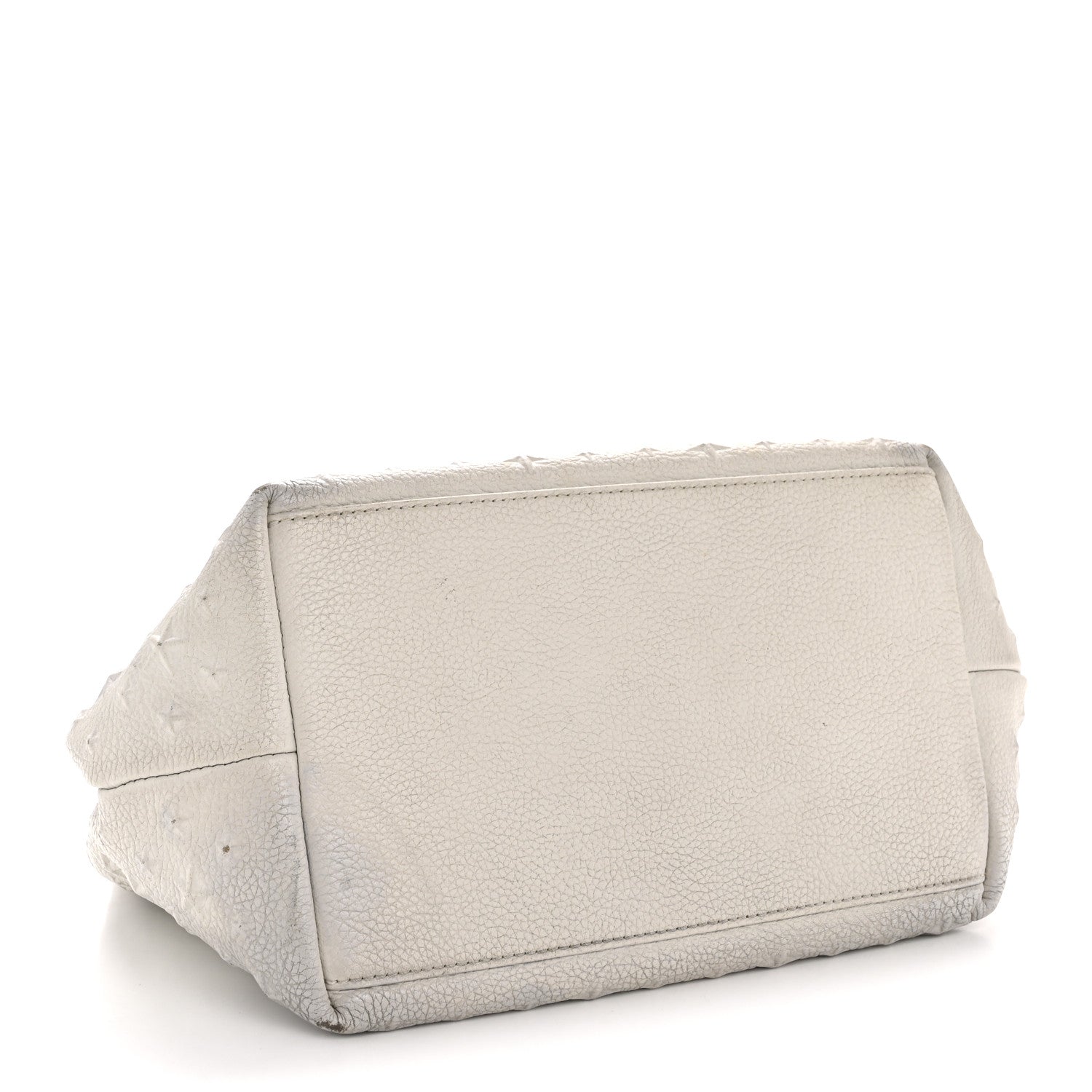 Grained Calfskin Embossed Star Small Sofia Tote Chalk