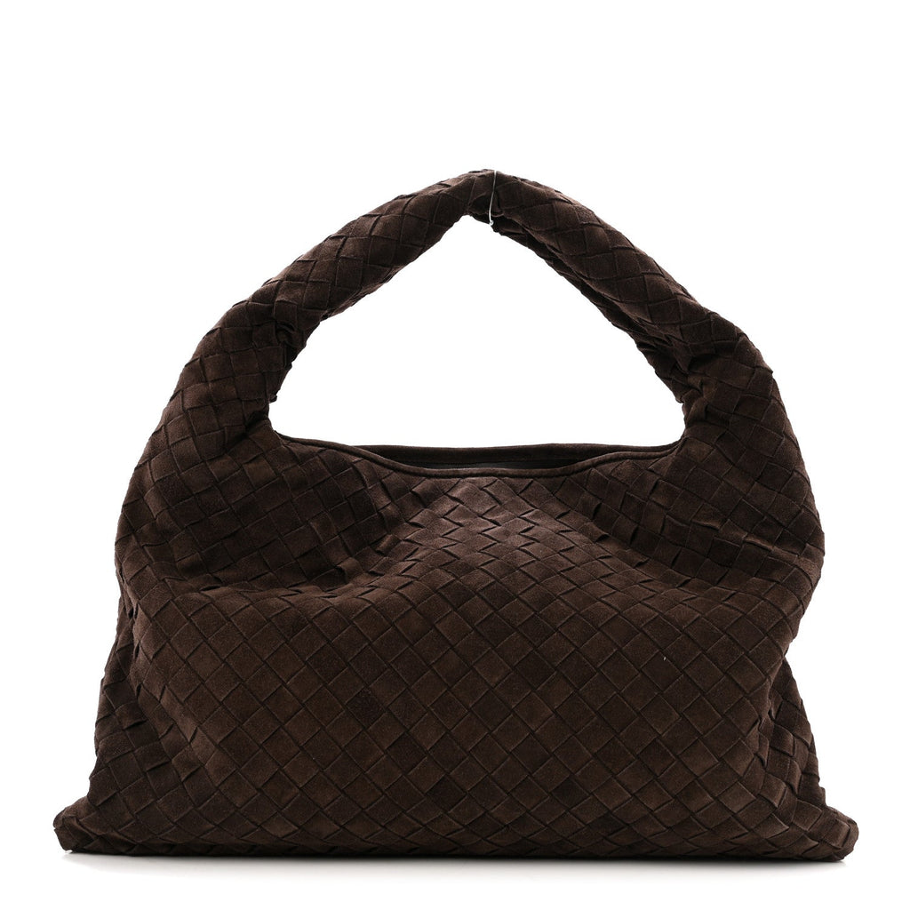 Suede Intrecciato Small Hop Fondant