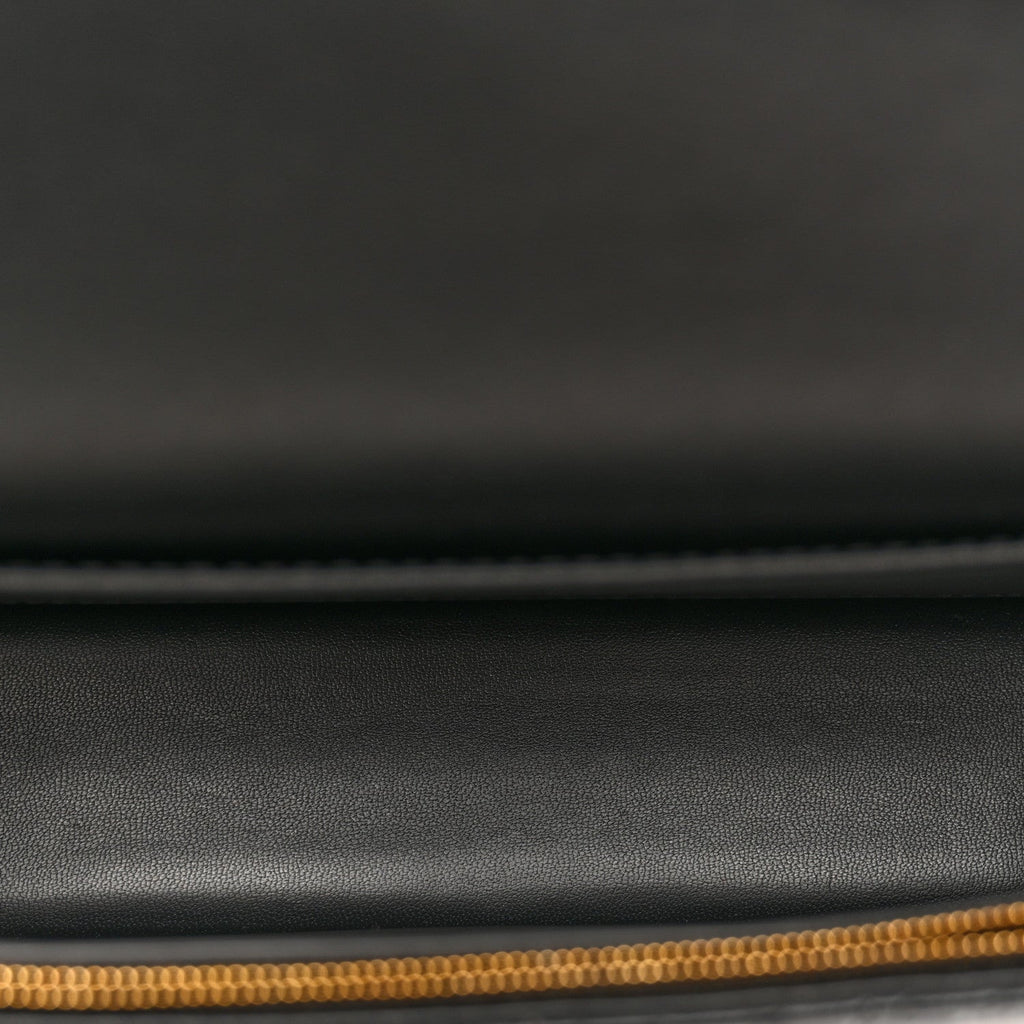 Calfskin Quilted All Over Miss Dior Flap Black