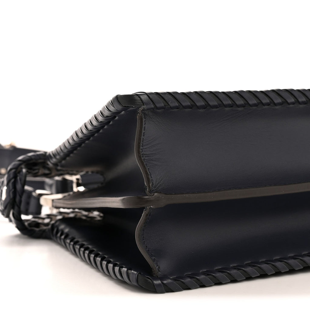 Vitello King Shiny Nappa Intreccio Petite Peekaboo I SEE U Satchel Midnight