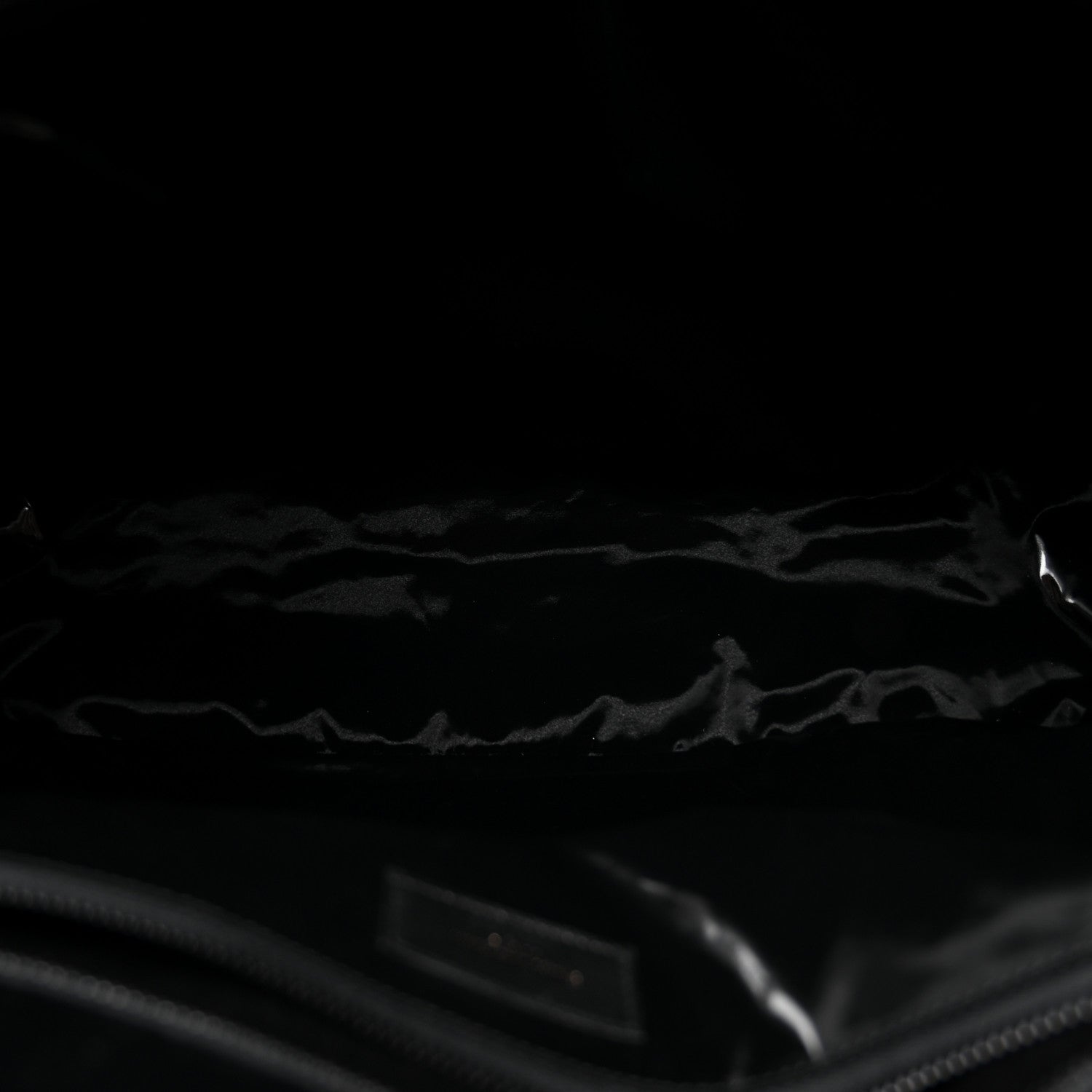 Silktech Canvas Wide Puffer Tote Black