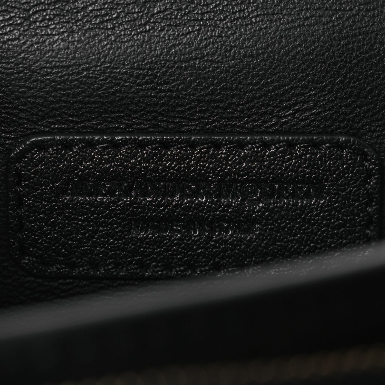 Calfskin Skull Mini Clutch Black