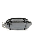 Nylon Logo Printed Attica Belt Bag Reflective Silver