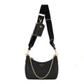 Saffiano Lux Re-Edition 2005 Shoulder Bag Black