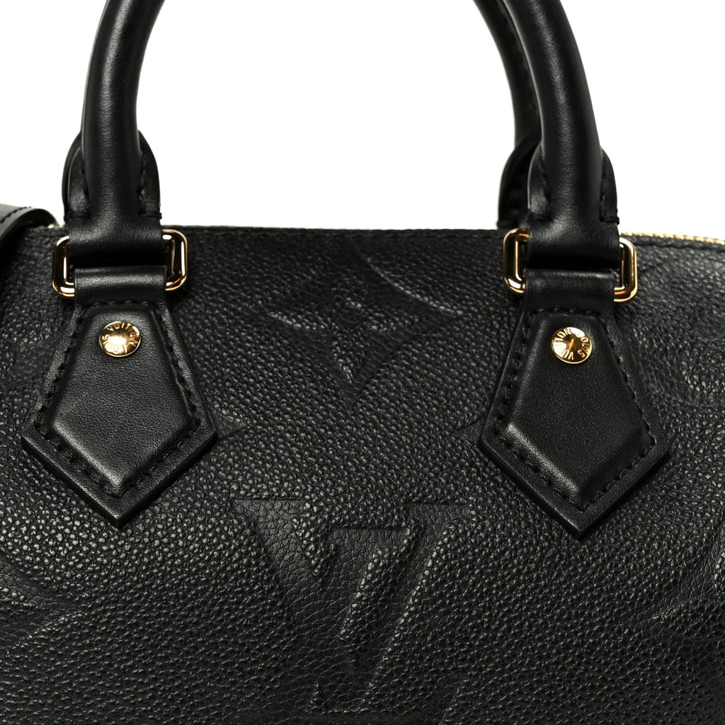 Empreinte Monogram Giant Speedy Bandouliere 20 Black