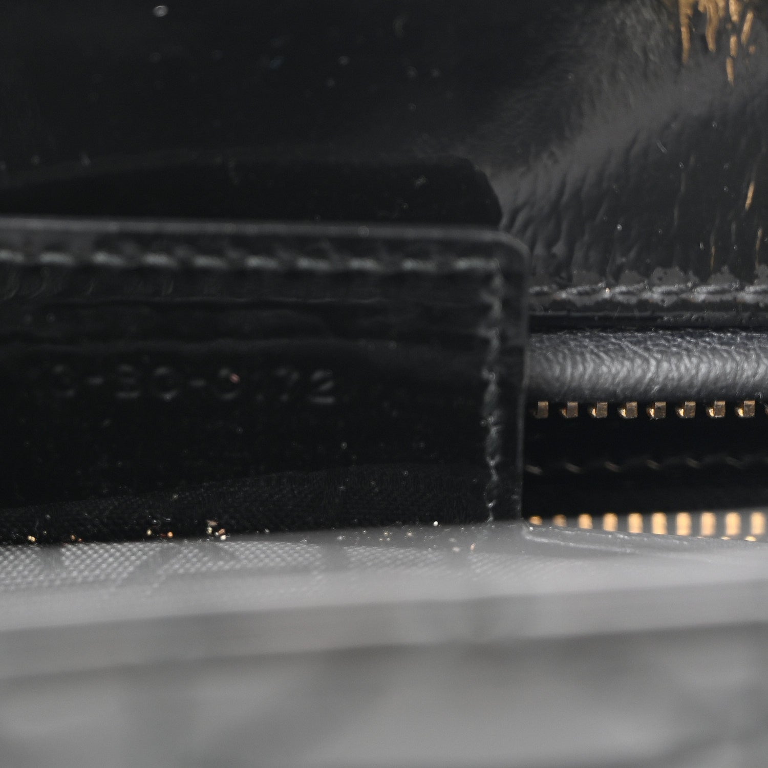 Patent Cannage Large Lady Dior Black