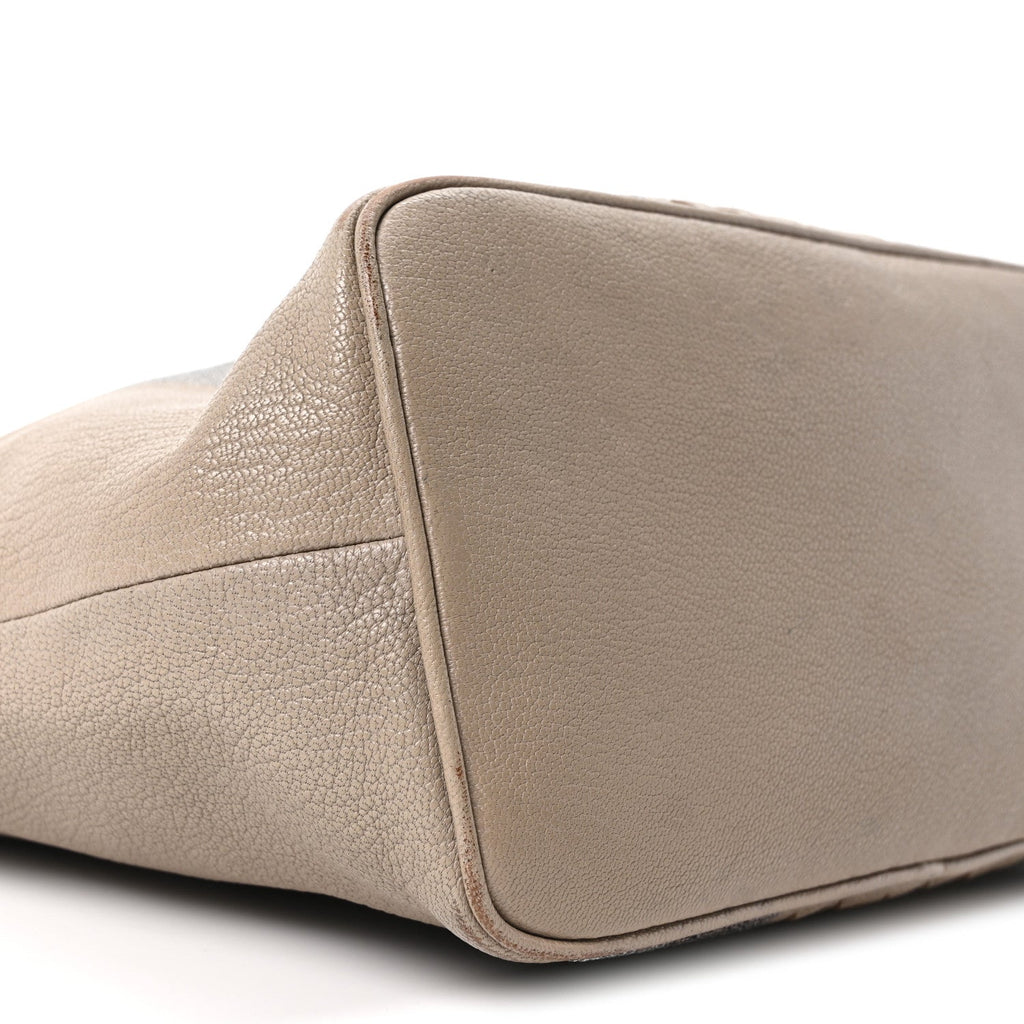 Nappa Intrecciato Stitched Small Shoulder Bag Taupe