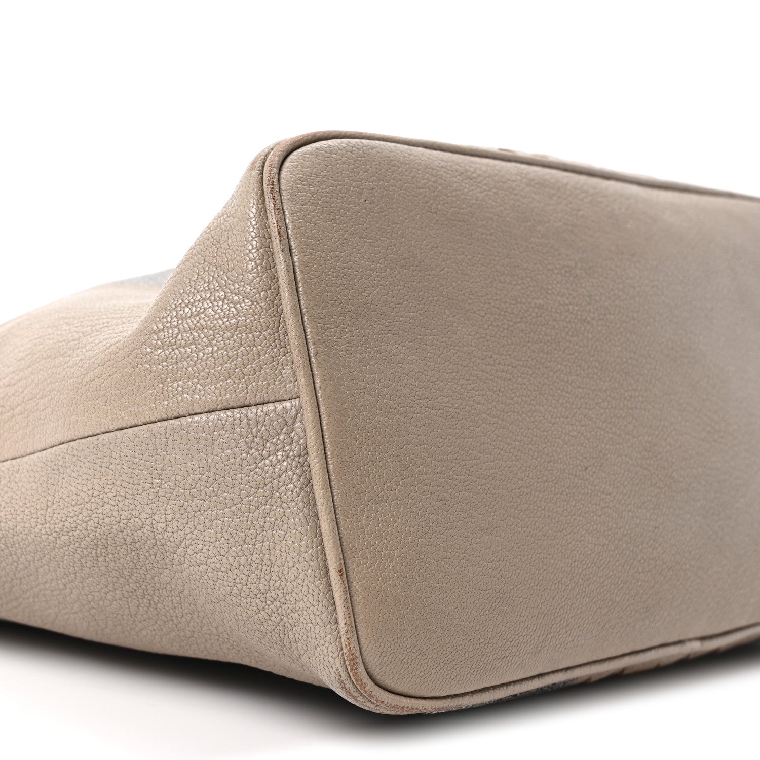 Nappa Intrecciato Stitched Small Shoulder Bag Taupe
