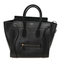 Smooth Calfskin Mini Luggage Black