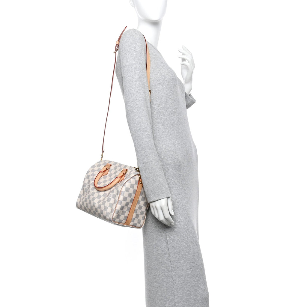 Damier Azur Speedy Bandouliere 25