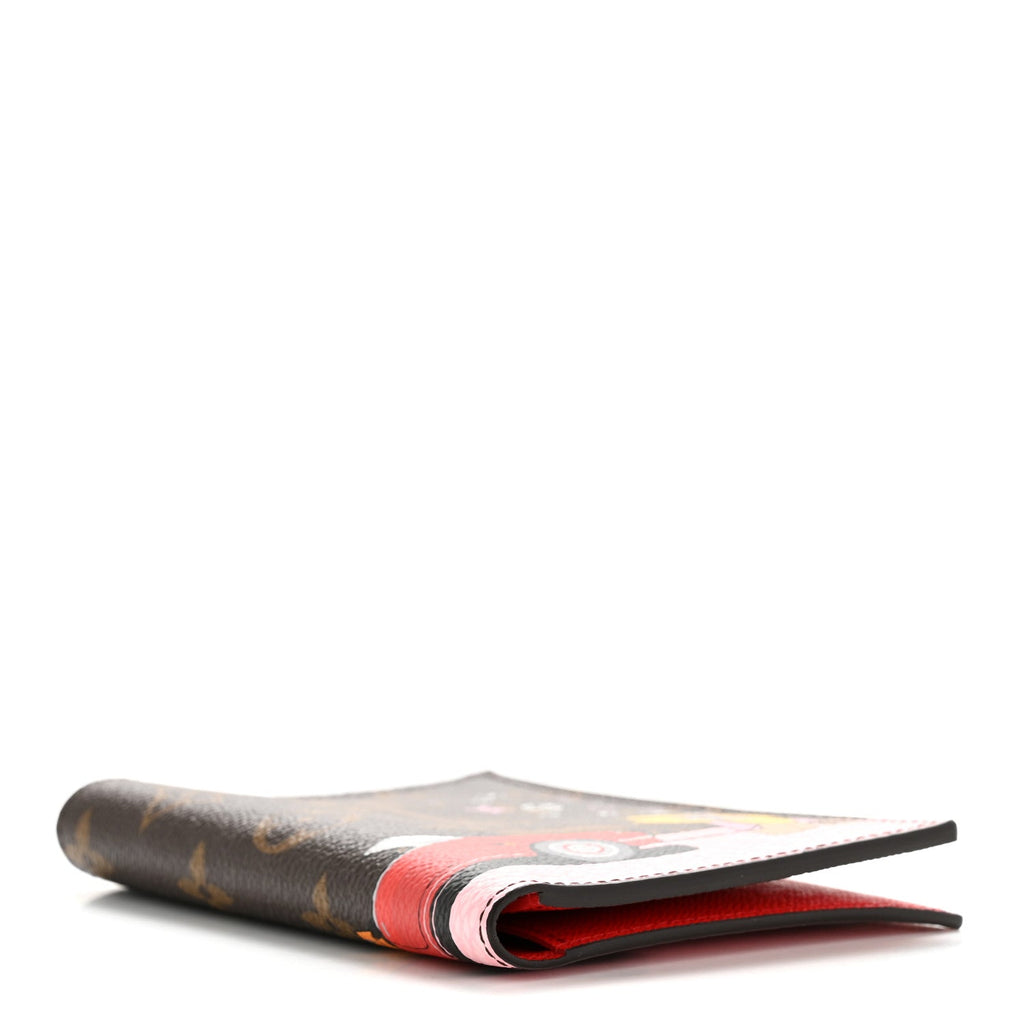 Monogram 2019 Christmas Animation Passport Cover Rouge