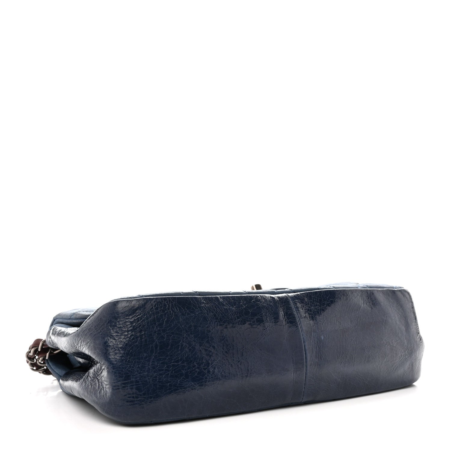 Iridescent Calfskin Medium In The Mix Flap Blue