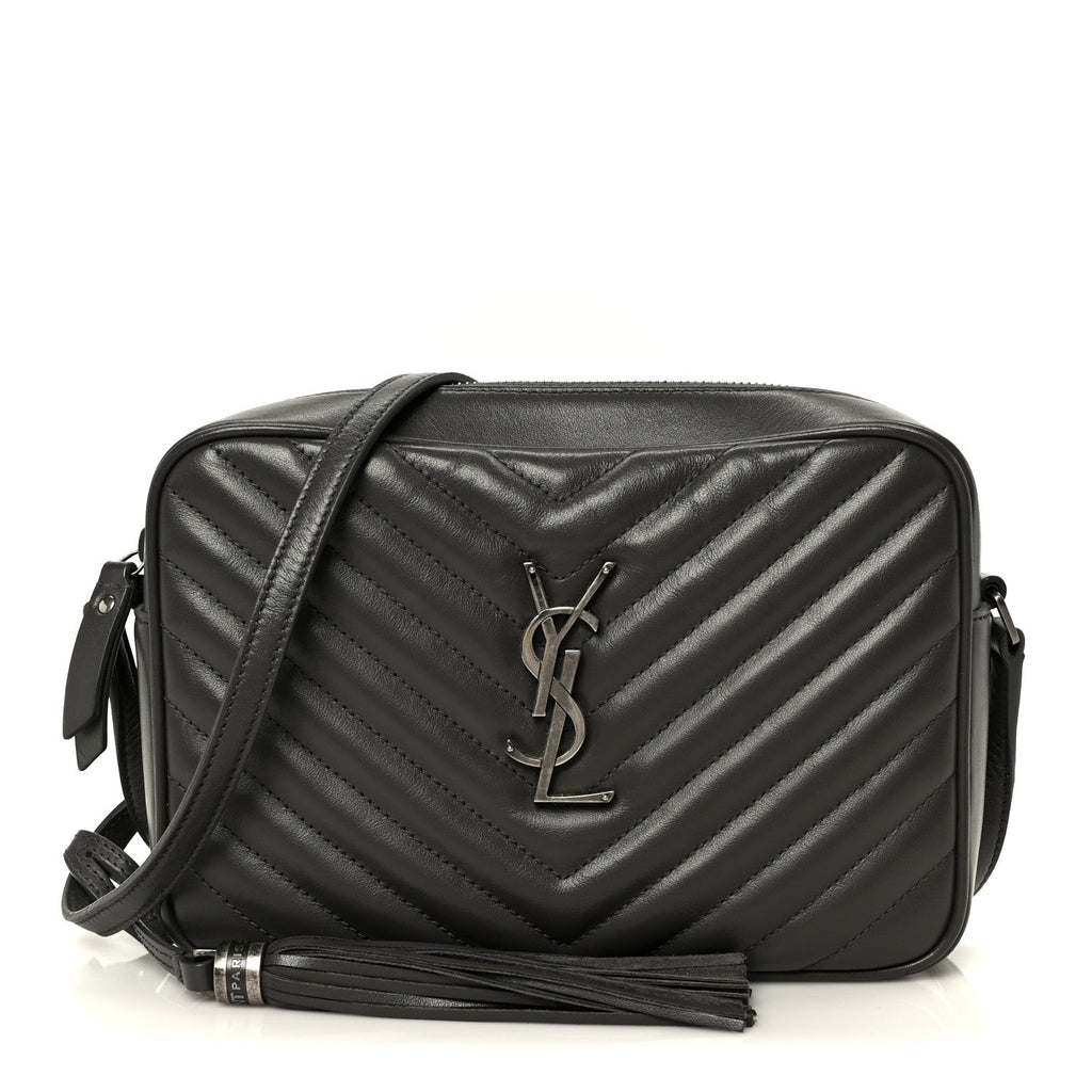 Calfskin Matelasse Monogram Lou Camera Bag Storm