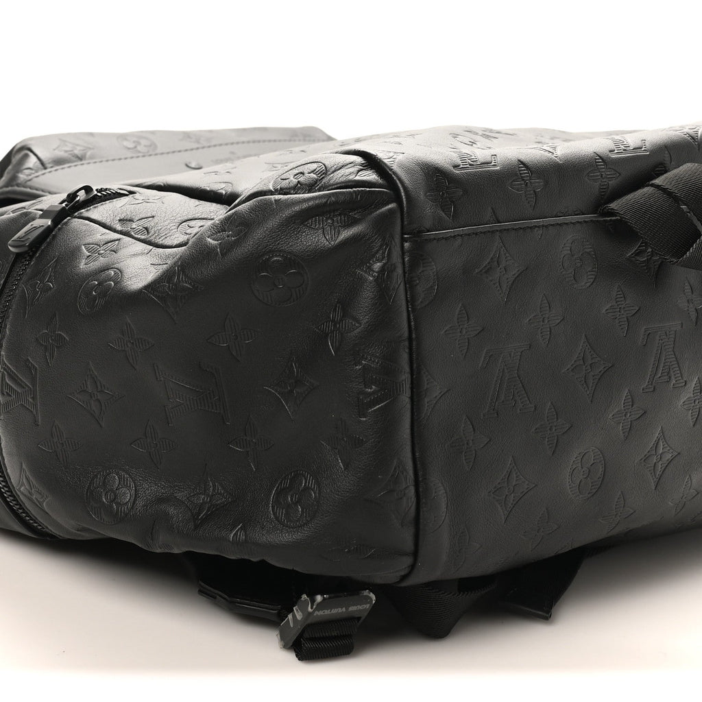 Calfskin Monogram Shadow Discovery Backpack Black