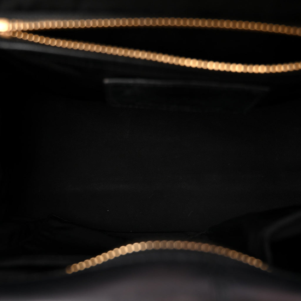 Calfskin Pelican Satchel Black
