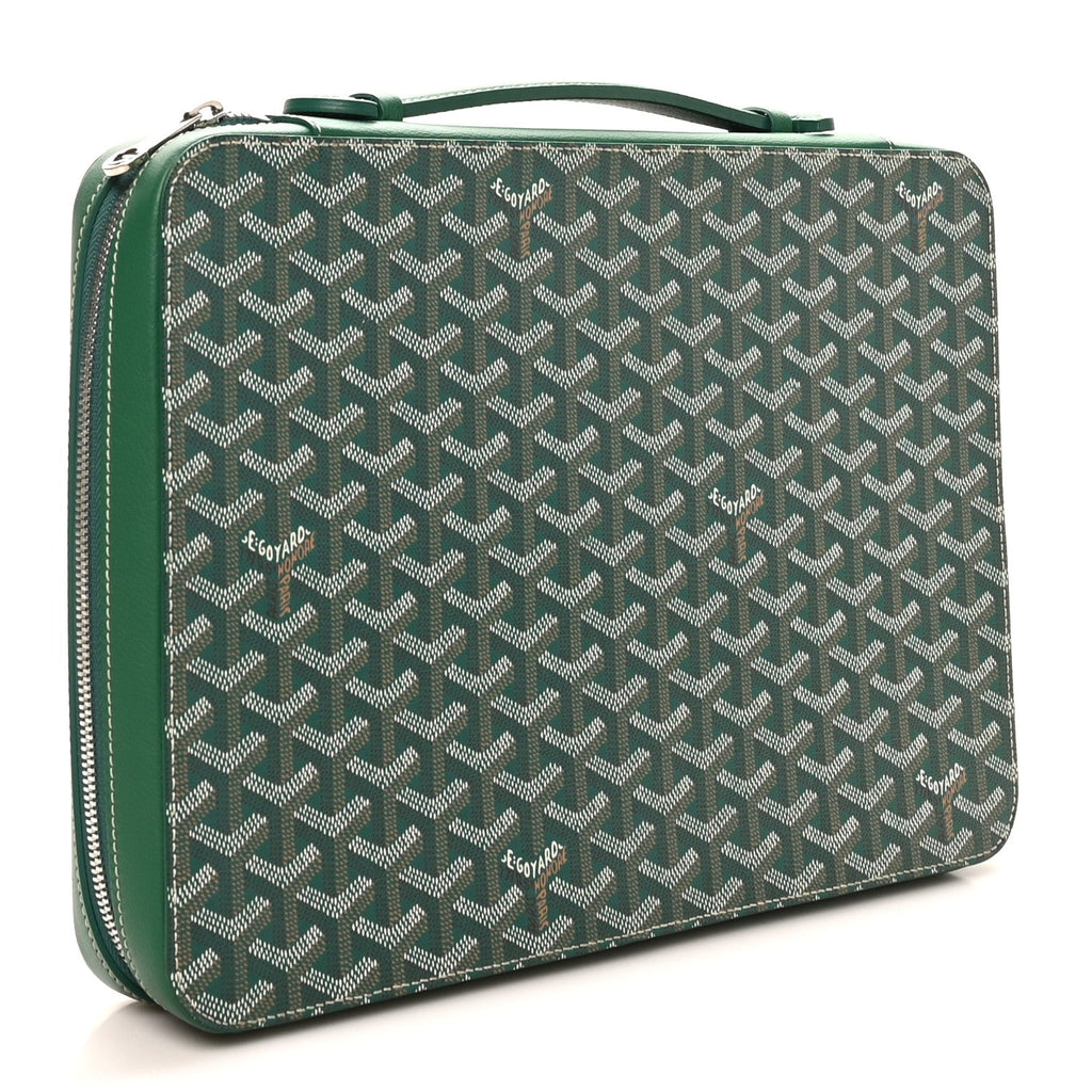 Goyardine Universal Companion Portfolio Green